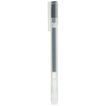 MUJI 무인양품 겔잉키 볼펜 캡식 10개 세트 0.7mm · 검정 44564752, 1개, 상품명참조