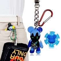 별에서온베어 퍼터키퍼 + 볼마커 SET 퍼터커버 분실방지상품 / 필드용품 골프선물세트, 로켓 블루 베어 + 볼마커세트