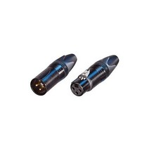 (1 EACH) 뉴트릭 Neutrik NC3MXX-B 3-Pin XLRM & NC3FXX-B 3-PIN XLRF Cable Mount-Black