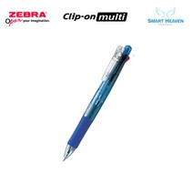 제브라 볼샤 클립온 멀티펜 4색 볼펜 0.7mm + 샤프 0.5mm B4SA1, 블루, 1개
