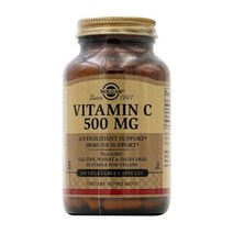 솔가 비타민C 500mg 100캡슐 Non-GMO 비건 수용성 비타민, 기본