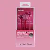 [AAX_3131869] 핸즈프리이어폰 SH-i90.레드 칼국수선이어폰 스마트폰이어폰 칼국수이어폰 패션이어폰 칼국수줄이어폰
