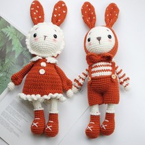 코바늘 인형뜨기 집순이취미 토끼 코바늘 인형도안 뜨개질 diy키트, 18