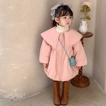 베이비맥스 모아 셔링 벌룬 퀼팅 롱 점퍼 R7465