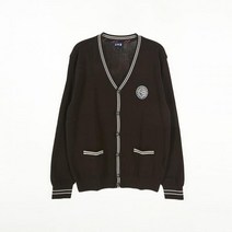 화이트 두줄라인 브라운 가디건 (일산국제컨벤션고)교복 교복조끼 교복쇼핑몰 남자교복 여자교복 중학생교복 고등학생교복 교복가디건 교복마이 중학교교복 고등