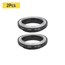 1-3Pcs FD-EOS 마운트 어댑터 링 렌즈 FD EF Canon EOS 600D/60D/1100D 카메라 부품, 02 2Pcs