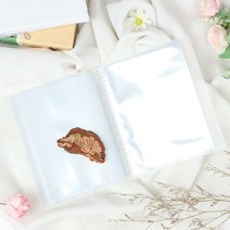 스크랩북 포토북만들기 앨범 사진첩 40 Sheets A6 Cards Pocket Book Large Capacity Organizer Photo Albu, 한개옵션0