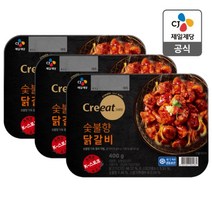 크레잇 숯불향 닭갈비 400g x 3개