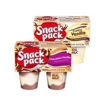 헌트 스낵 팩 푸딩 3종 4개입 368g, 1. 초콜릿 4개 368g