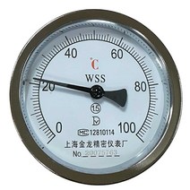 아날로그 탐침 온도계 100도 100mm 산업용 수직형-소