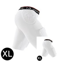 스포츠 보호대 허벅지 헥스패드 THUDD 쇼츠 화이트 XL 허벅지슬리브 겨루기보호대 다리슬리브