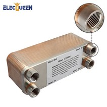 열교환기 암나사 30 plate wort 냉각기 새 버전 304 스테인레스 스틸 플레이트 열교환 기 20mm 정원 호스 스레드 양조 냉각기 7 판형열교환기 7
