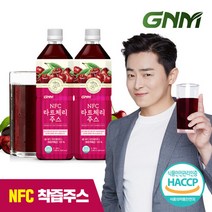 GNM NFC 타트체리 주스 착즙 원액 1000ml x 2병, 단일속성