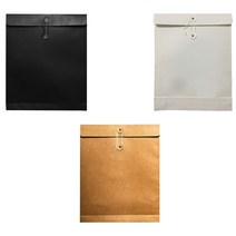 (위즈펌) 크래프트 선물 종이 포장 백 택배 봉투 (블랙), 씨에이지몰 본상품선택