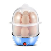 달걀찜기 계란찜기 구운계란기계 미니 가정용다기능 급속 전기 계란 밥솥 자동 꺼짐 일반 7 보일러 기선 오, 11 US plug-Blue-B
