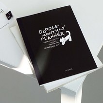 먼슬리 플래너 만년 월간 다이어리 다꾸, 02.블랙