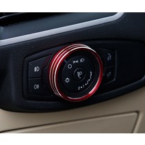 ID 자동차 액세서리 조정 가능한 안개 램프 포드 에지 익스플로러 쿠가 포커스 3 ST 왜건 RS 머스탱 F 150 Fiesta Mondeo Expedition V, 빨간