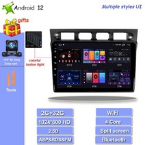 기아 모닝 안드로이드 자동 쿨 팬 안드로이드 2004-2007 자동차 멀티미디어 플레이어 GPS 내비게이션 네비게이션 매립 매립형 모니터, 2-32-소니-hd