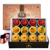소담촌 명품 혼합과일 선물세트(사과4+배4+한라봉4), 1월25일발송