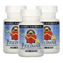 2+1 소스네추럴 쿠바산 폴리코사놀20 쿠바 사탕수수 20mg 60정 폴리코사놀