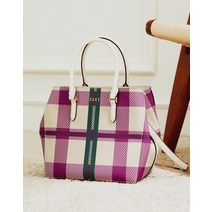 22SS [JUBILEE CHECK] 퍼플 쥬빌리체크 토트백 DCBA2E714U2