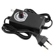 미국/EU 플러그 AC 100-240V DC 3-12V 2A 전원 어댑터 24W 가변 전원 공급 장치 어댑터 모터 전압 레 귤 레이 터, 01 EU Plug
