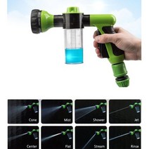 자동차 거품세차 원터치 스프레이 청소건 스프레이건 호수 물분사건, 상세페이지 참조