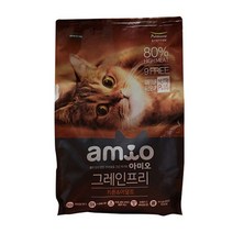 풀무원 아미오 그레인프리 키튼&어덜트 반려묘 사료, 닭, 1개, 1.8kg