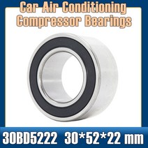 인기추천30BD5222-2RS 베어링 30*52*22mm (1 PC ) ABEC-5 자동차 에어컨 압축기 베어링 이중 밀봉 DAC30520, 한개옵션0