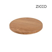 ZICCO 지코 멜라민 옐로우 우드 느낌 플레이팅 트레이 스탠드 초밥 스시 홈 카페 베이커리 진열 치즈보드 식기, 1개, 05)원형 트레이 1호(소형)