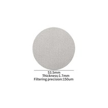 Reusable Coffee Machine Handle Puck Screen Mesh Portafilter Filter Plate Replacement Accessories 51/, 02 53.5mm-150um-1.7mm
