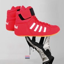 레슬링화 레슬링 슈즈 신발 남녀공용 정통 신발 훈련화 암소 근육 밑창 레이스업 부츠 스니커즈 전문 복싱