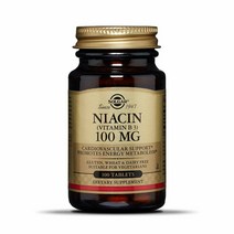 솔가 비타민 B3 나이아신 100mg 100정 2팩 Solgar Niacin Vitamin Tablets