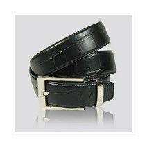 영골프 악어무늬 가죽벨트(BLACK)