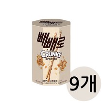 빼빼로 크런키 그래놀라, 140g, 9개