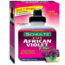 Schultz African Violet Plus Plant Food 8-14-9 4 fl oz. 1061, 1