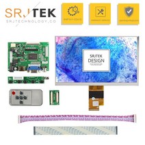 라떼판다 srjtek 7quot 인치 lcd 디스플레이 화면 1027600 모니터 원격, 없음