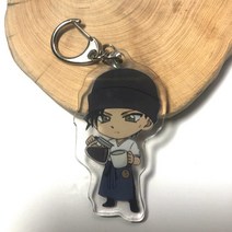 명탐정 코난 미란이 장미 괴도키드 아크릴 굿즈 열쇠고리 키링 펜던트 키홀더, 키링의 높이는 6cm 입니다, B, 1개