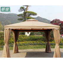 야외 파고라 가제보 원두막 캐노피 오두막 천막 지붕 커튼, 14 커튼(4X6M)