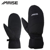 어라이즈 스키 보드장갑 AWGA021_BK, 블랙