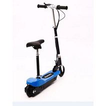 접이식 전동 퀵보드 폴딩 소형 자전거 휴대용 이동수단 배달용 전기 스쿠터 대리기사 출퇴근, 24V, [블루]항속 6-9km/시속 15km/h