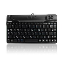 QSENN 유선 트랙볼 키보드 PTS-K8100UT