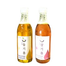 참기름 들기름 선물 세트 방앗간 저온압착 참기름 150ml, (국산)들기름350ml＋(수입)참기름350ml
