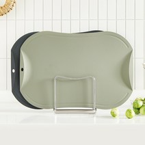 도블레 칼집이 나지 않는 항균 살균 도마(대) 3종 세트 ( 도마(대) 2 + 스테인리스 스탠드 ), 살구, 레드