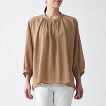 무인양품 MUJI 여성 워싱 7부소매 블라우스 BCA11A1S