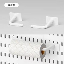 공구선반 조립식앵글규격 dwst17803 가전 ​​주방 액세서리 펀칭 선반 없음 드릴링없이 욕실 선반 벽 선반 벽 선반 옷장, roll holder white, 롤 홀더 화이트