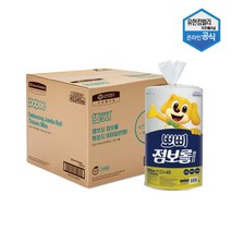 [유한킴벌리] 뽀삐 엠보싱 점보롤 화장지 500m 4롤 x 4팩 16롤 업소용 대용량 45, 상세 설명 참조