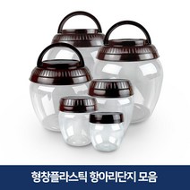 대원단지 PET병 항아리 페트병 단지형 플라스틱병 (2kg), 1개