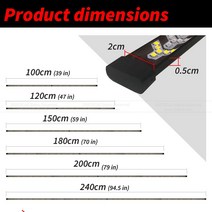 XINFOK-바 DC 12 24V 레드 앰버 픽업 턴 시그널 트럭 Utes 베이키 컨테이너 카고 지프 RV SUV 브레이크, 02 24V_06 240 cm (94.5 in), 02 24V_06 240 cm (94.5 in)
