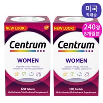 센트룸 포 우먼 여성 멀티비타민/미네랄 120정 2개